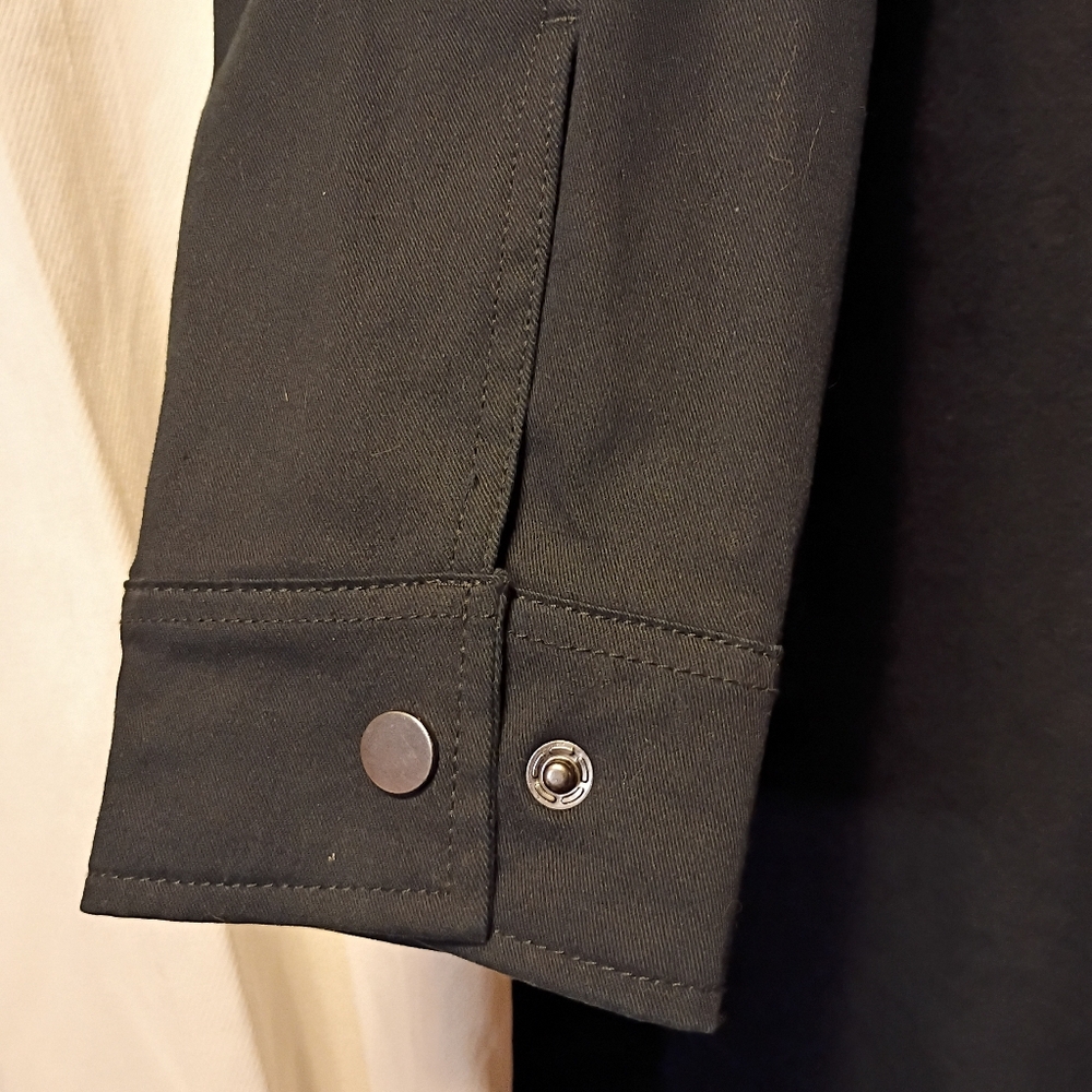 Columbia Loma Vista Black Field Jacket Snap/Zipper Men’s XL - Picture 11 of 11